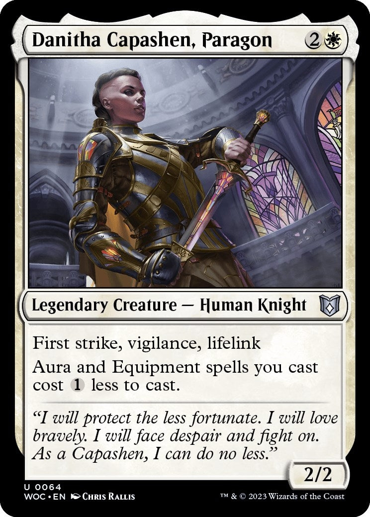 Image for Danitha Capashen, Paragon (64) (Commander: Wilds of Eldraine) - Magic: The Gathering