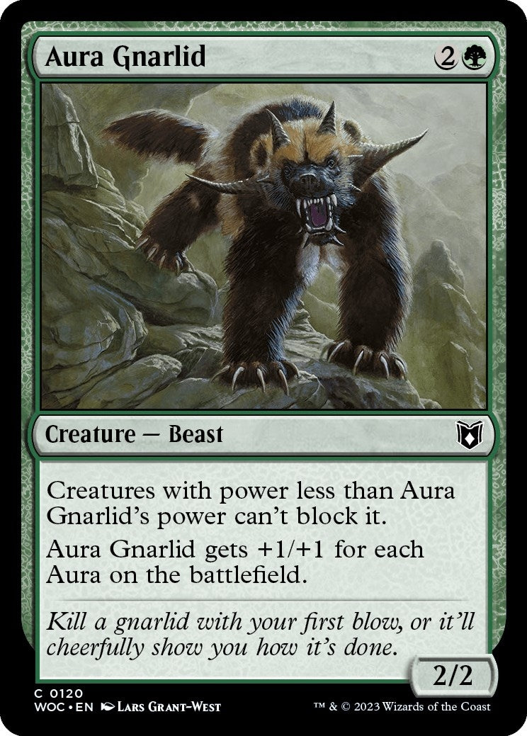 Image for Aura Gnarlid (120) (Commander: Wilds of Eldraine) - Magic: The Gathering