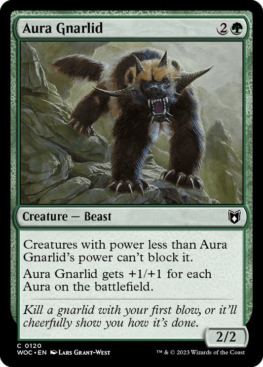 Image for Aura Gnarlid (120) (Commander: Wilds of Eldraine) - Magic: The Gathering