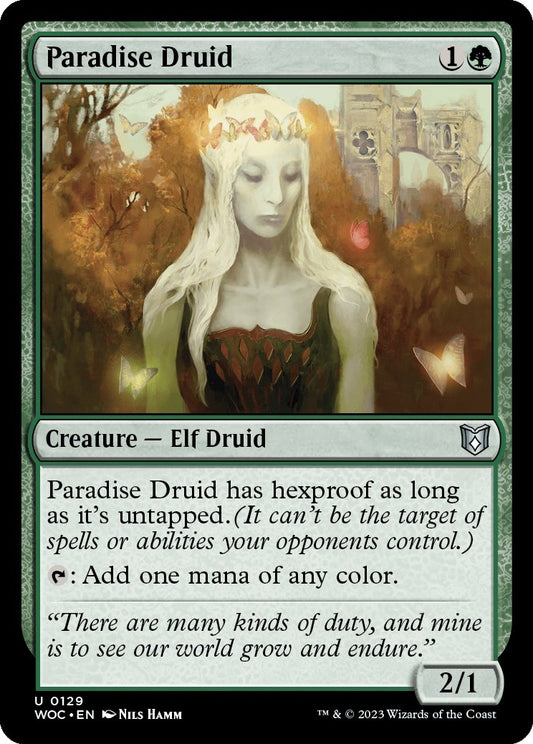Image for Paradise Druid (129) (Commander: Wilds of Eldraine) - Magic: The Gathering
