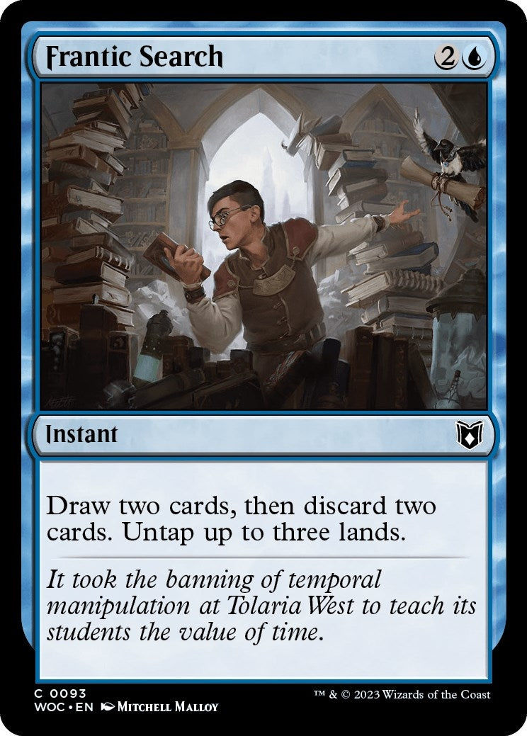Image for Frantic Search (93) (Commander: Wilds of Eldraine) - Magic: The Gathering