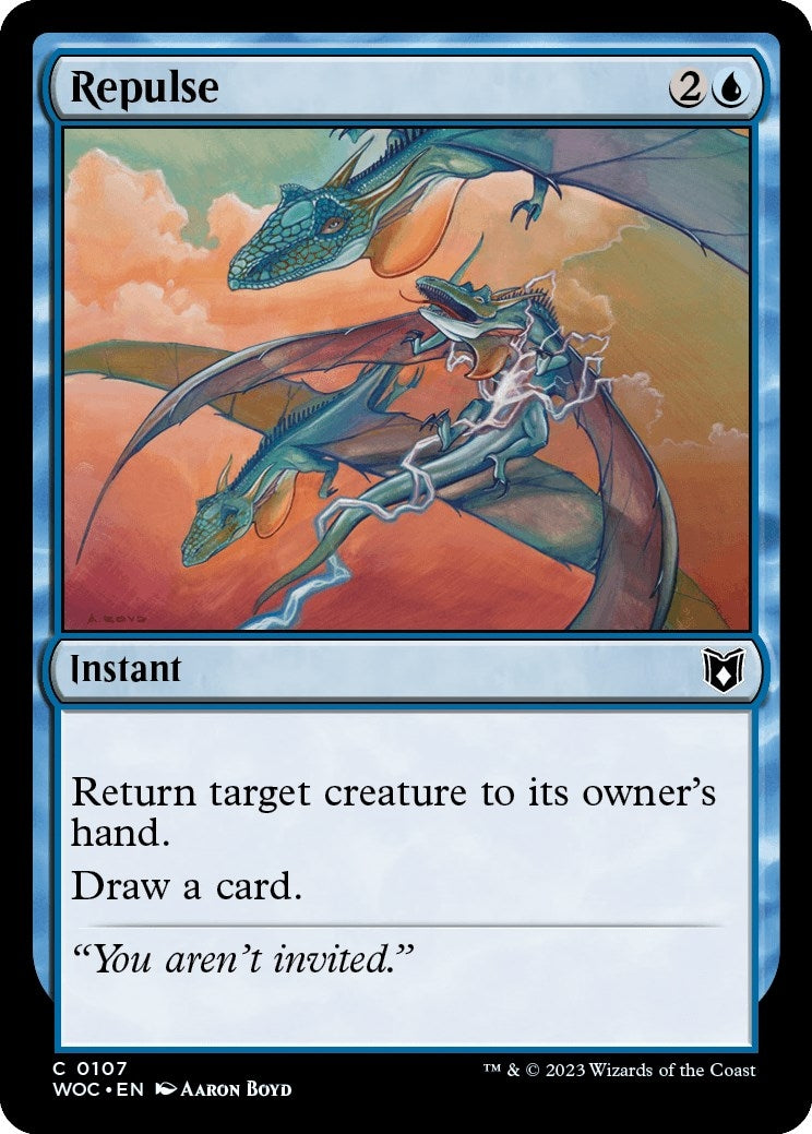 Image for Repulse (107) (Commander: Wilds of Eldraine) - Magic: The Gathering