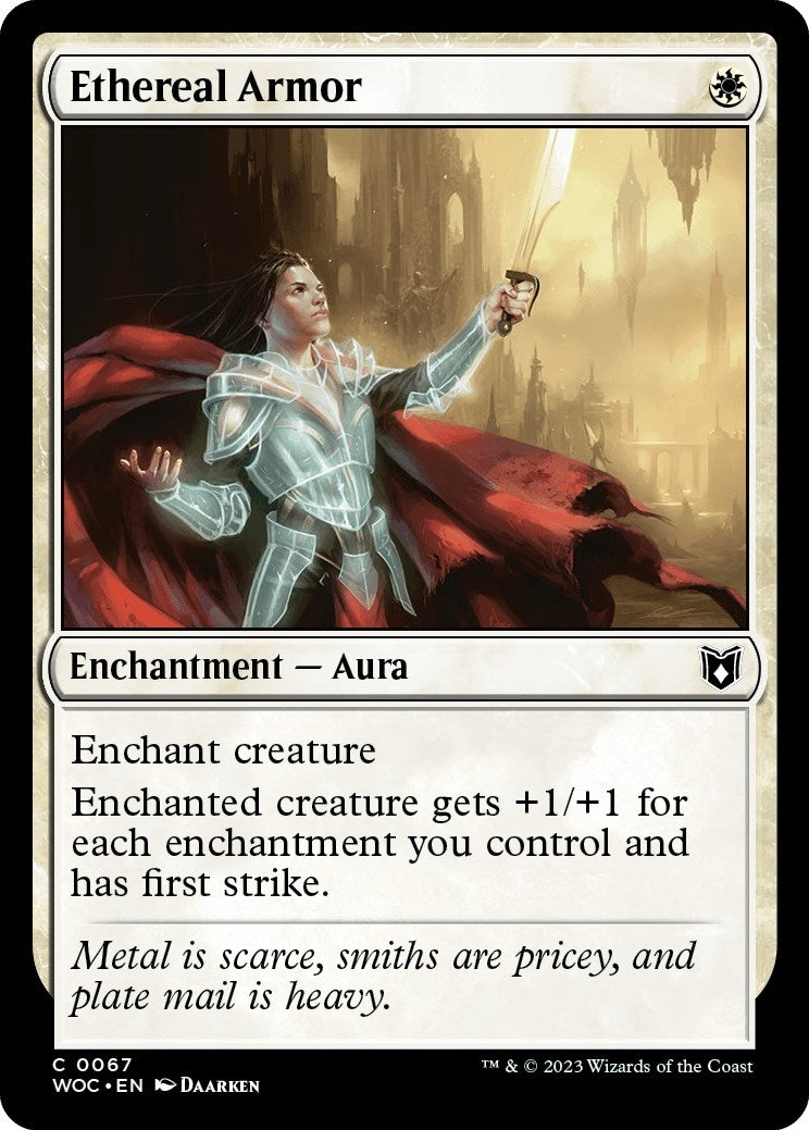 Image for Ethereal Armor (67) (Commander: Wilds of Eldraine) - Magic: The Gathering