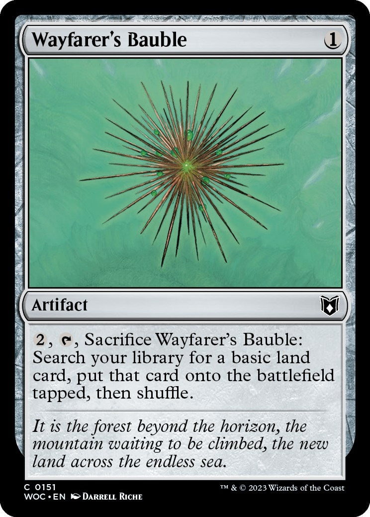 Image for Wayfarer's Bauble (151) (Commander: Wilds of Eldraine) - Magic: The Gathering