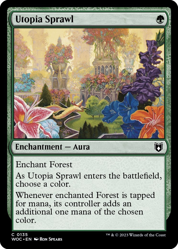 Image for Utopia Sprawl (135) (Commander: Wilds of Eldraine) - Magic: The Gathering