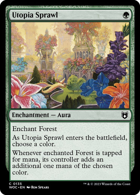 Image for Utopia Sprawl (135) (Commander: Wilds of Eldraine) - Magic: The Gathering