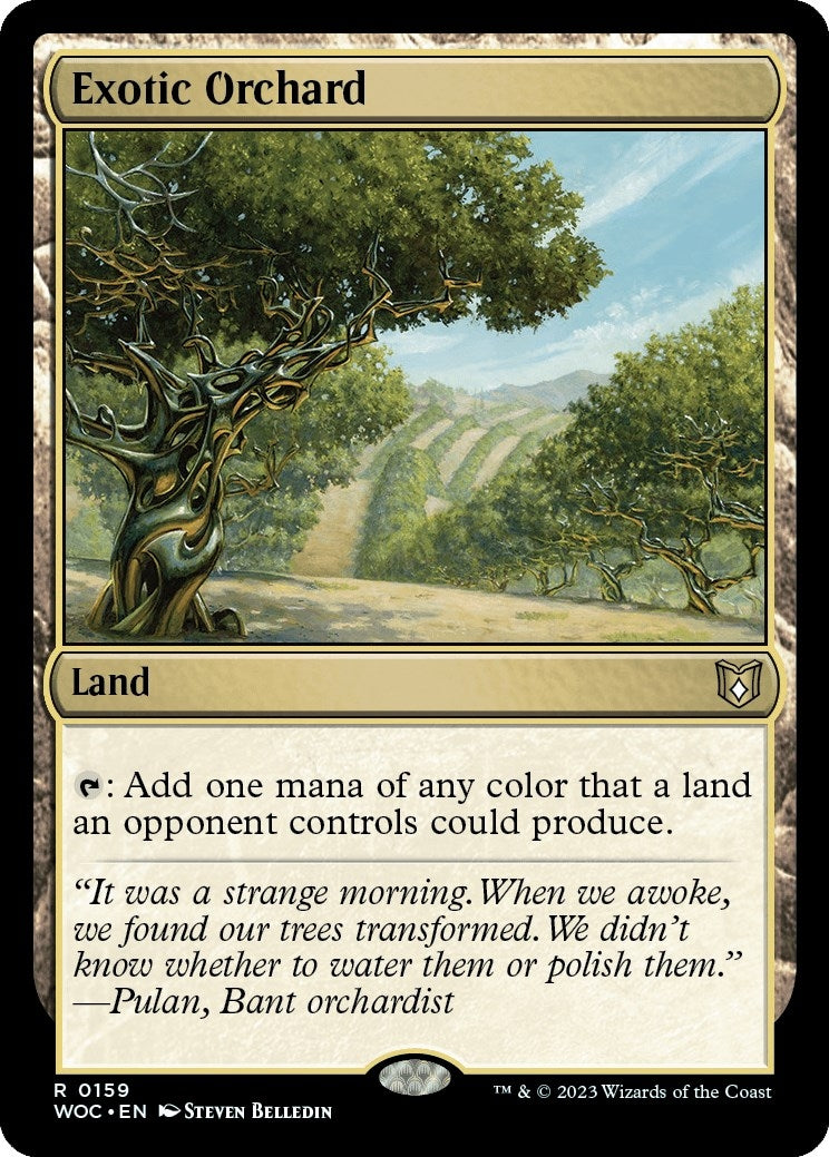 Image for Exotic Orchard (159) (Commander: Wilds of Eldraine) - Magic: The Gathering