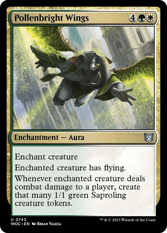 Image for Pollenbright Wings (143) (Commander: Wilds of Eldraine) - Magic: The Gathering