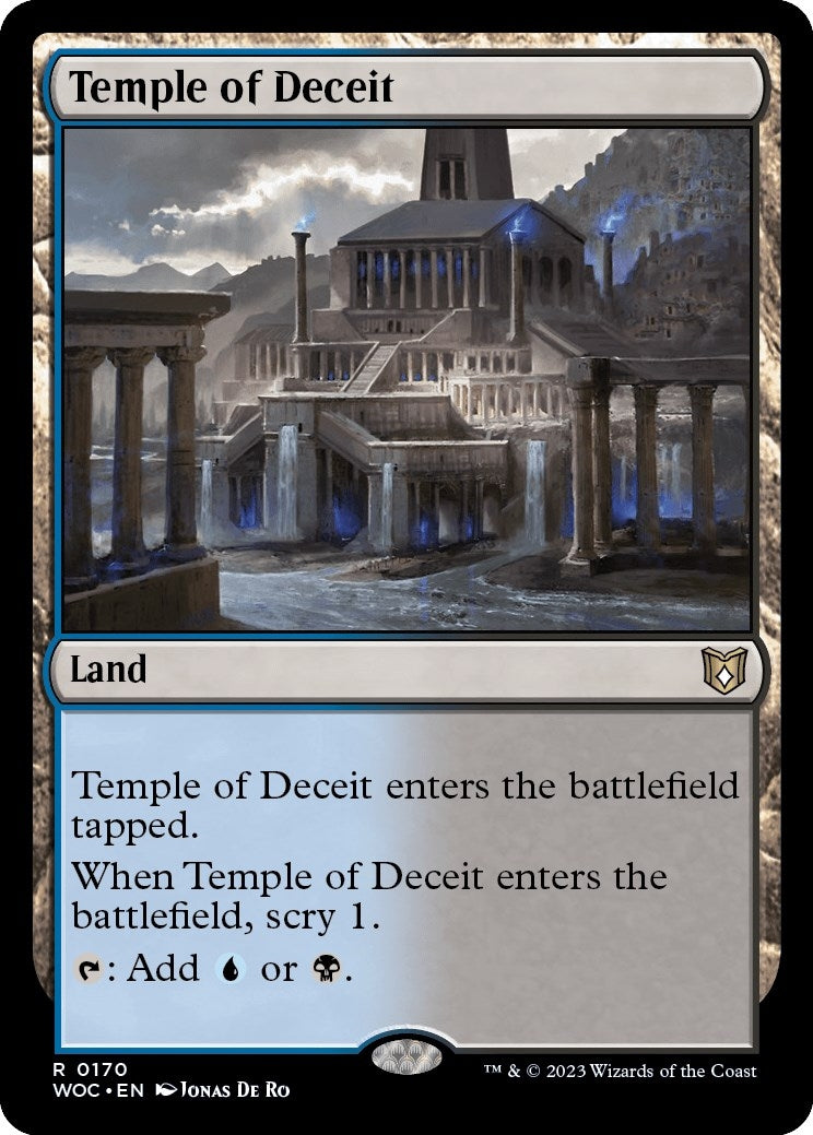 Image for Temple of Deceit (170) (Commander: Wilds of Eldraine) - Magic: The Gathering