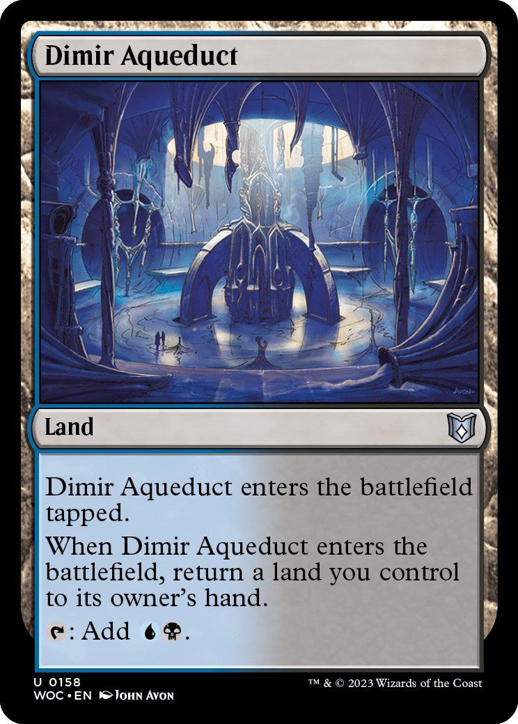 Image for Dimir Aqueduct (158) (Commander: Wilds of Eldraine) - Magic: The Gathering