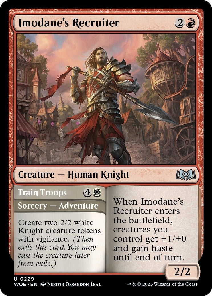 Image for Imodane's Recruiter (229) (Wilds of Eldraine) - Magic: The Gathering