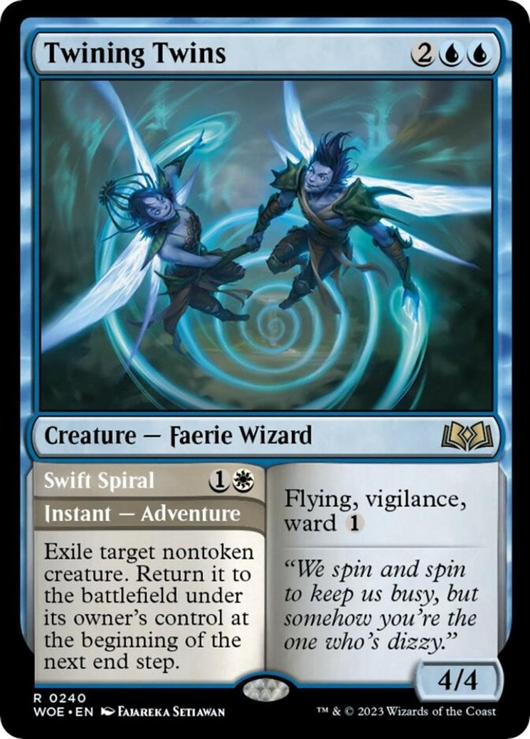 Image for Twining Twins (240) (Wilds of Eldraine) - Magic: The Gathering