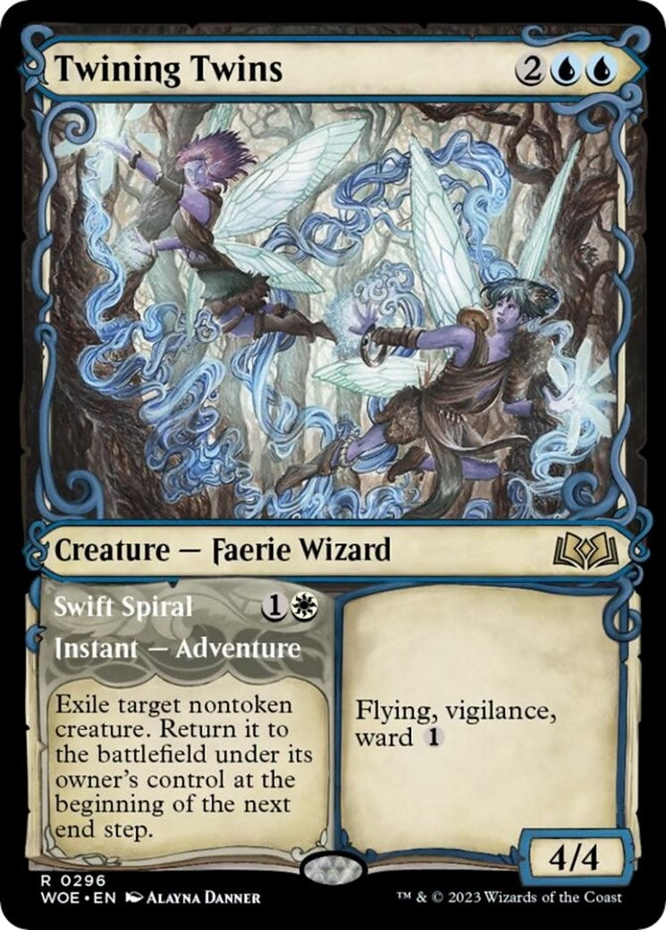 Image for Twining Twins (Showcase) (296) (Wilds of Eldraine) - Magic: The Gathering