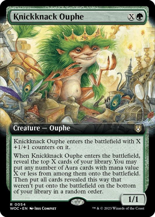 Image for Knickknack Ouphe (Extended Art) (54) (Commander: Wilds of Eldraine) - Magic: The Gathering