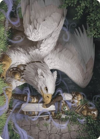 Image for Dutiful Griffin Art Card (3) (Art Series: Wilds of Eldraine) - Magic: The Gathering
