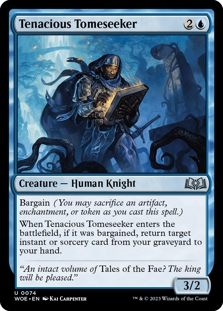 Image for Tenacious Tomeseeker (74) (Wilds of Eldraine) - Magic: The Gathering