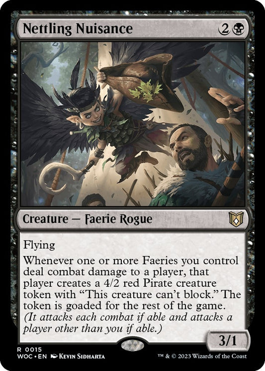 Image for Nettling Nuisance (15) (Commander: Wilds of Eldraine) - Magic: The Gathering