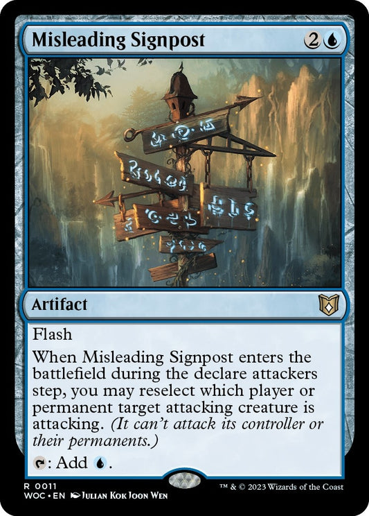 Image for Misleading Signpost (11) (Commander: Wilds of Eldraine) - Magic: The Gathering