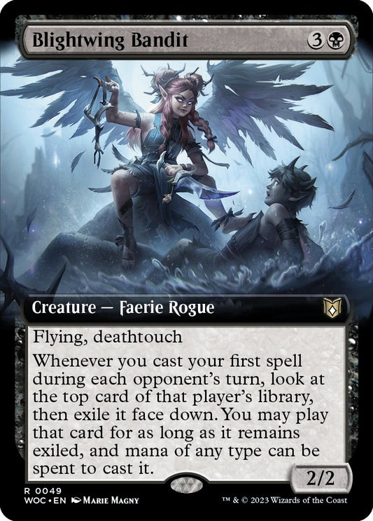Image for Blightwing Bandit (Extended Art) (49) (Commander: Wilds of Eldraine) - Magic: The Gathering