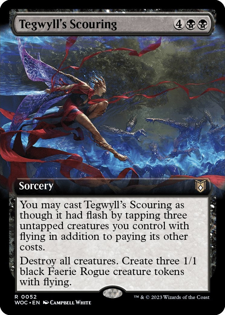 Image for Tegwyll's Scouring (Extended Art) (52) (Commander: Wilds of Eldraine) - Magic: The Gathering