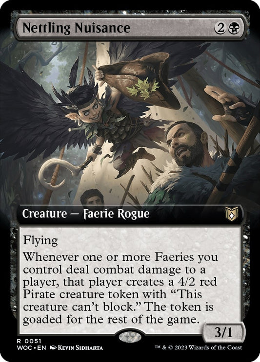 Image for Nettling Nuisance (Extended Art) (51) (Commander: Wilds of Eldraine) - Magic: The Gathering