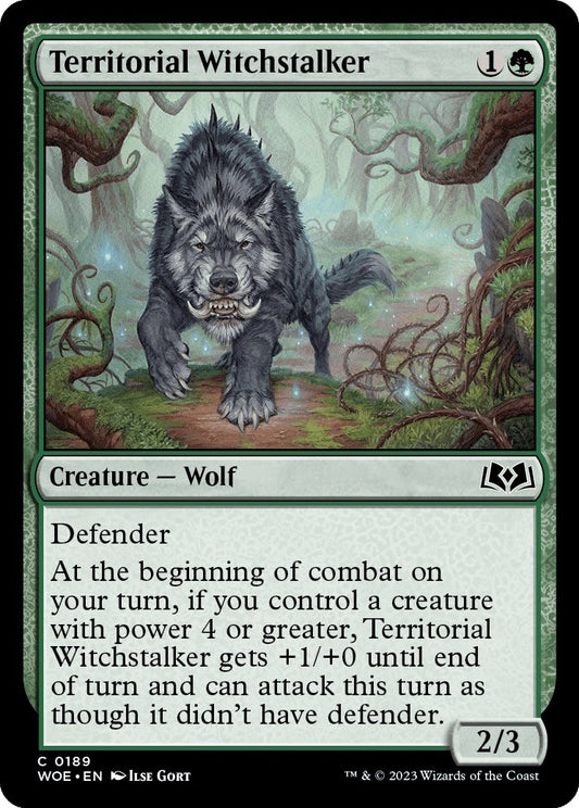 Image for Territorial Witchstalker (189) (Wilds of Eldraine) - Magic: The Gathering