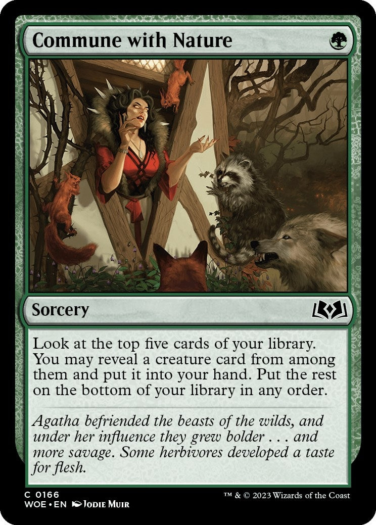 Image for Commune with Nature (166) (Wilds of Eldraine) - Magic: The Gathering