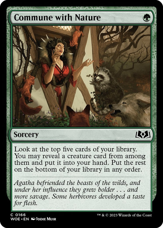 Image for Commune with Nature (166) (Wilds of Eldraine) - Magic: The Gathering