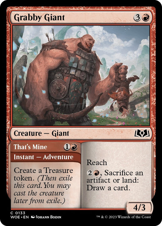Image for Grabby Giant (133) (Wilds of Eldraine) - Magic: The Gathering