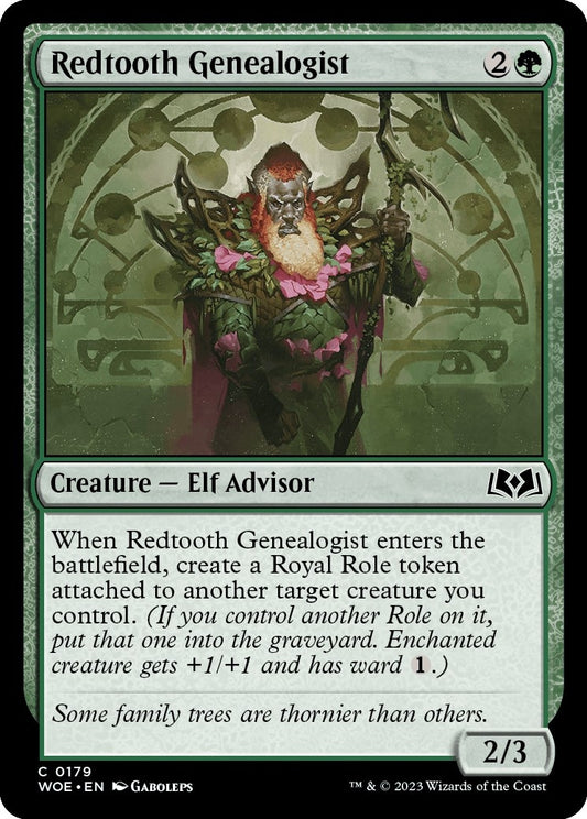 Image for Redtooth Genealogist (179) (Wilds of Eldraine) - Magic: The Gathering