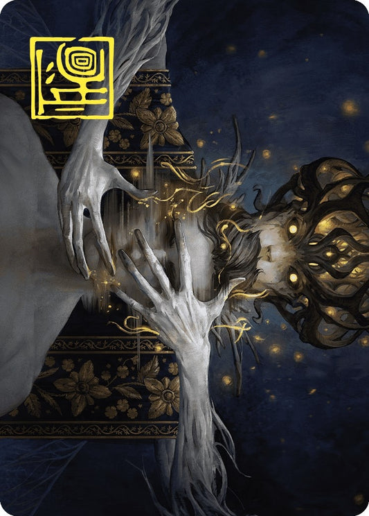 Image for Ego Drain Art Card (Gold-Stamped Signature) (12) (Art Series: Wilds of Eldraine) - Magic: The Gathering