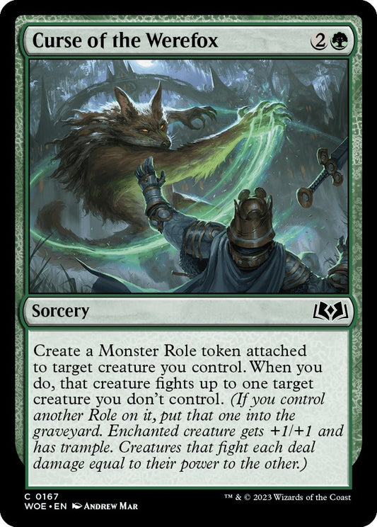 Image for Curse of the Werefox (167) (Wilds of Eldraine) - Magic: The Gathering