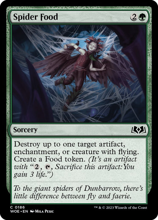 Image for Spider Food (186) (Wilds of Eldraine) - Magic: The Gathering