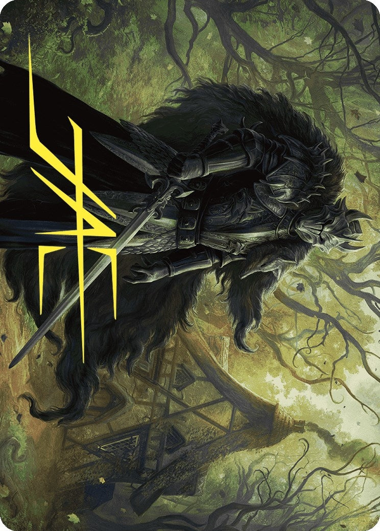 Image for Agatha's Champion Art Card (Gold-Stamped Signature) (22) (Art Series: Wilds of Eldraine) - Magic: The Gathering
