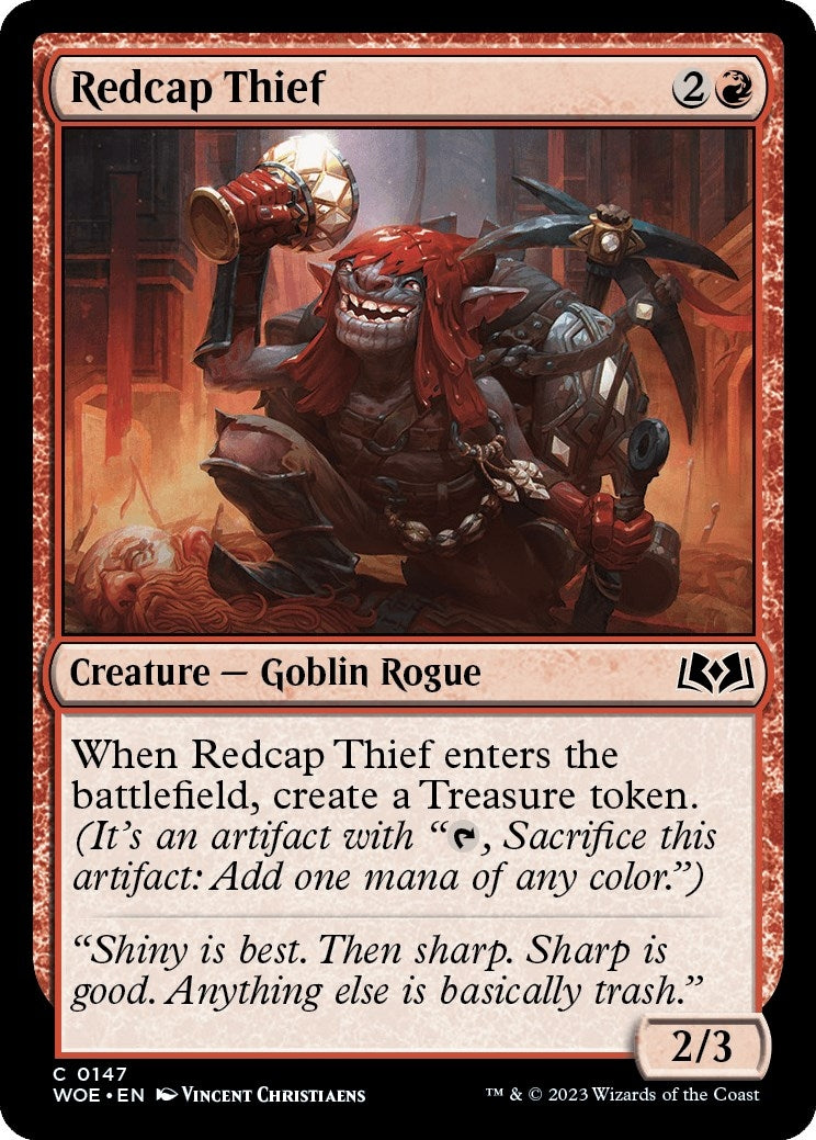 Image for Redcap Thief (147) (Wilds of Eldraine) - Magic: The Gathering