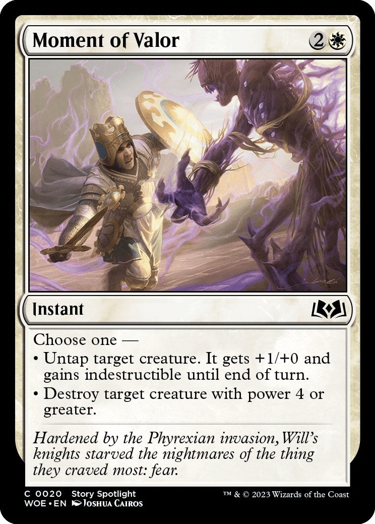 Image for Moment of Valor (20) (Wilds of Eldraine) - Magic: The Gathering
