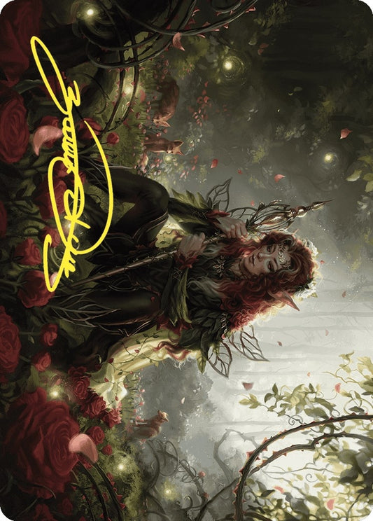 Image for Yenna, Redtooth Regent Art Card (Gold-Stamped Signature) (35) (Art Series: Wilds of Eldraine) - Magic: The Gathering