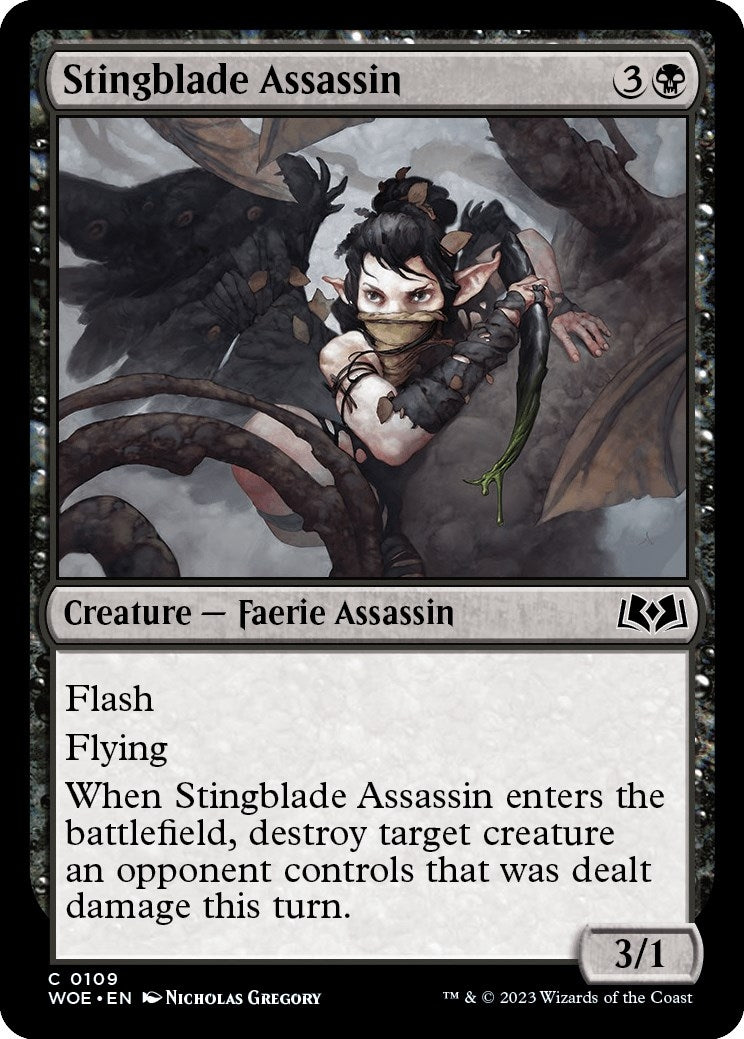 Image for Stingblade Assassin (109) (Wilds of Eldraine) - Magic: The Gathering