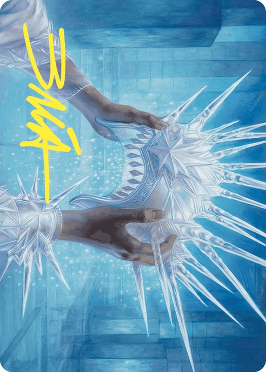 Image for Hylda's Crown of Winter Art Card (Gold-Stamped Signature) (43) (Art Series: Wilds of Eldraine) - Magic: The Gathering