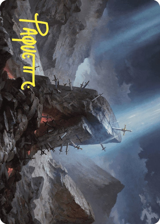 Image for The Irencrag Art Card (Gold-Stamped Signature) (44) (Art Series: Wilds of Eldraine) - Magic: The Gathering