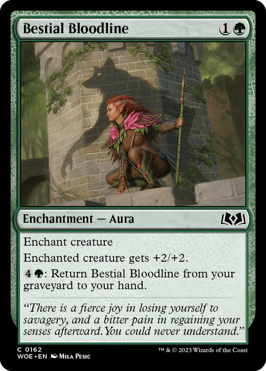 Image for Bestial Bloodline (162) (Wilds of Eldraine) - Magic: The Gathering
