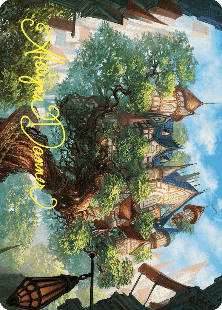Image for Edgewall Inn Art Card (Gold-Stamped Signature) (46) (Art Series: Wilds of Eldraine) - Magic: The Gathering