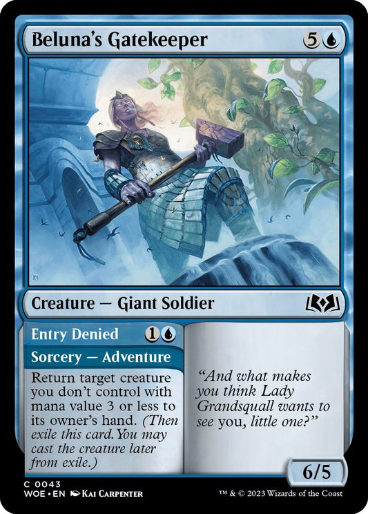 Image for Beluna's Gatekeeper (43) (Wilds of Eldraine) - Magic: The Gathering