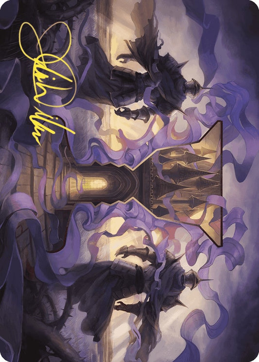 Image for Court of Locthwain Art Card (Gold-Stamped Signature) (53) (Art Series: Wilds of Eldraine) - Magic: The Gathering