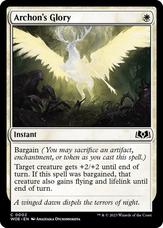 Image for Archon's Glory (2) (Wilds of Eldraine) - Magic: The Gathering