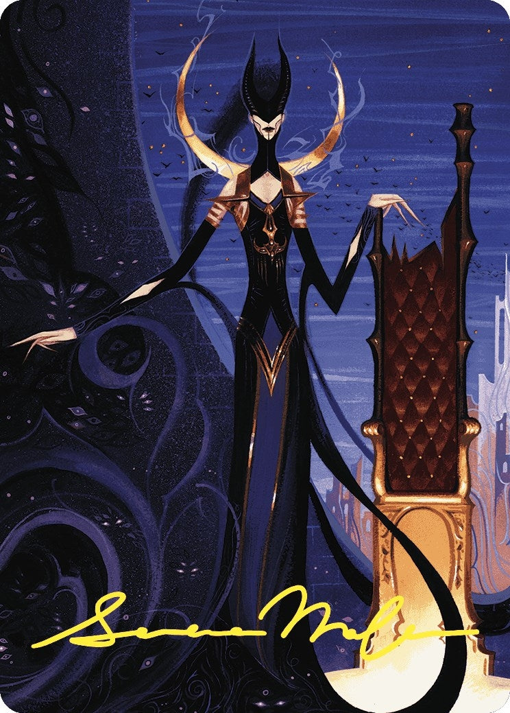 Image for Ashiok, Wicked Manipulator Art Card (57/81) (Gold-Stamped Signature) (57) (Art Series: Wilds of Eldraine) - Magic: The Gathering