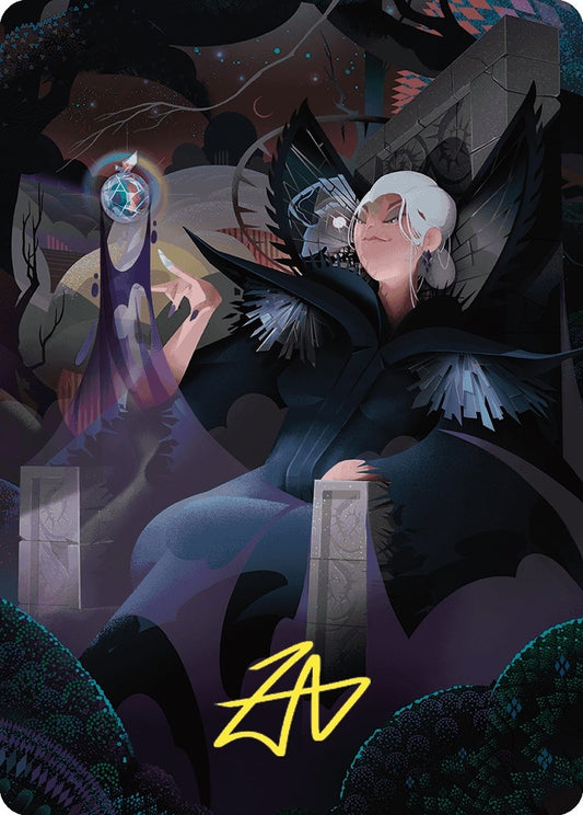 Image for Eriette of the Charmed Apple Art Card (Gold-Stamped Signature) (58) (Art Series: Wilds of Eldraine) - Magic: The Gathering