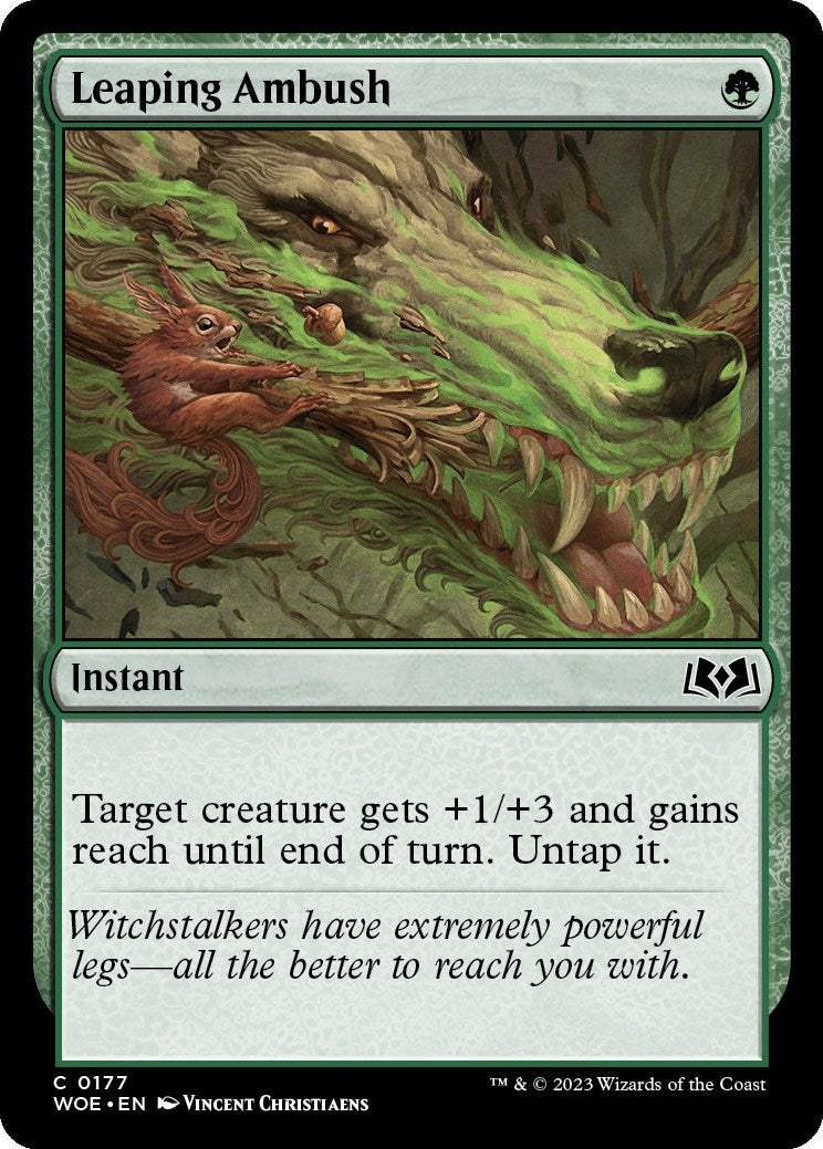 Image for Leaping Ambush (177) (Wilds of Eldraine) - Magic: The Gathering