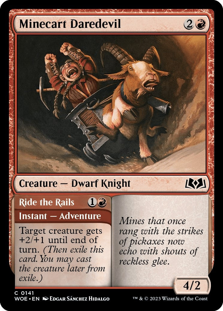 Image for Minecart Daredevil (141) (Wilds of Eldraine) - Magic: The Gathering