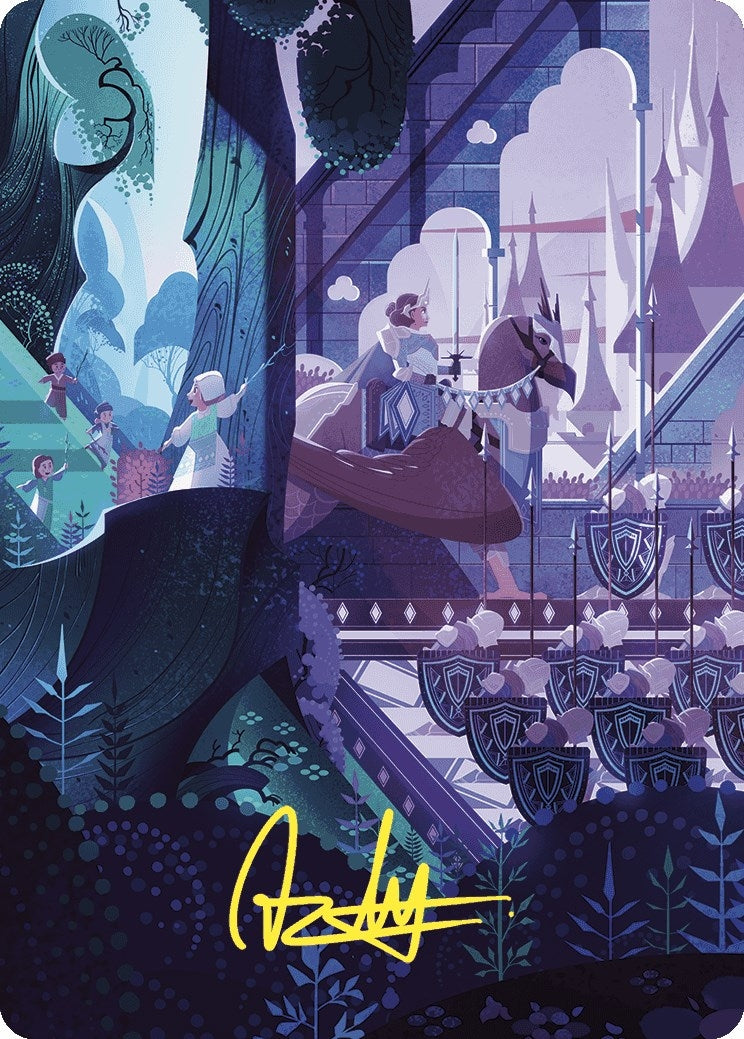 Image for As Foretold Art Card (Gold-Stamped Signature) (64) (Art Series: Wilds of Eldraine) - Magic: The Gathering